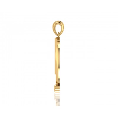 Gold Khanda Pendant